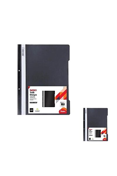 Noki Eco Telli File Folder Black 50 Pieces