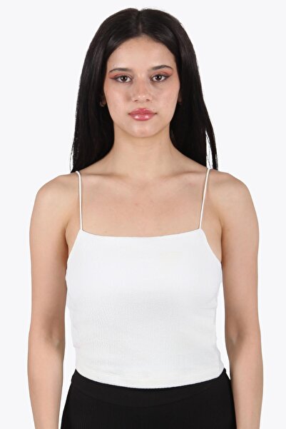 Mckanzie 5107 Μοντέλο Raschel Crop Top - Ελαστικό σωλήνα