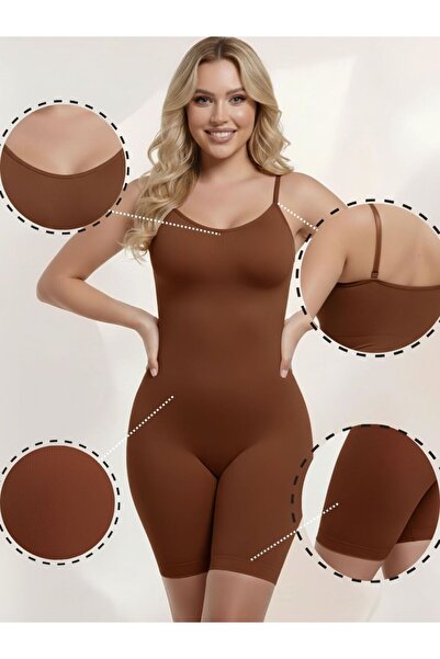 MİSTİRİK Larix Model Extra Toparlayıcı Extra Sıkılaştırıcı Tam Boy Tulum Kors...