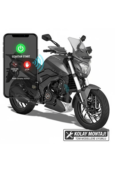 Alkan Motorsiklet Alarm Seti 120db Uzaktan Çalıştırma Anti-hırsızlık