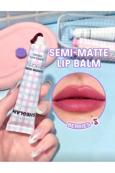 SHEGLAM Bubble Kiss Renkli Nemlendirici Lip Balm - Islak Bitişli Gloss Etkili
