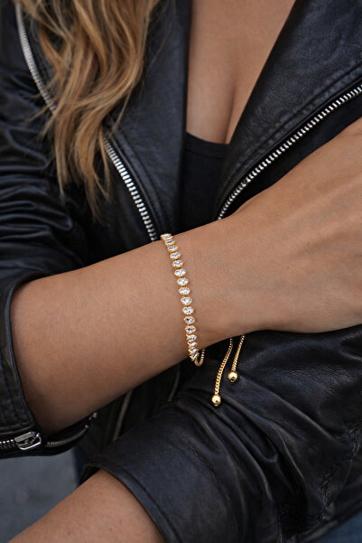 Vitastyle سوار من الفولاذ بتصميم ميكيل موديل سو يولي مرصع بحجر الزركون مع رافعة