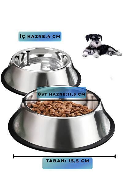 Nunbell Çelik Mama Kabı 15 Cm