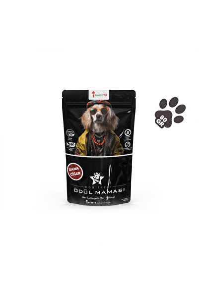 BARFTR Dana Ciğer Parçaları Atıştırmalık Ödül Maması 80 GRAM Köpekler İçin