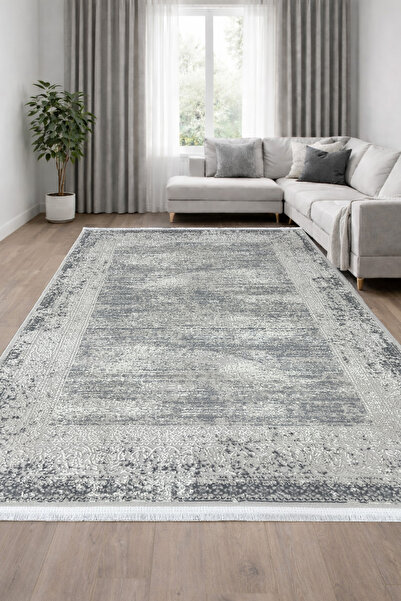 ünalcarpet 4 Metrekare - 6 Metrekare Bambu Tarz Modern Dokuma Salon Oturma Od...