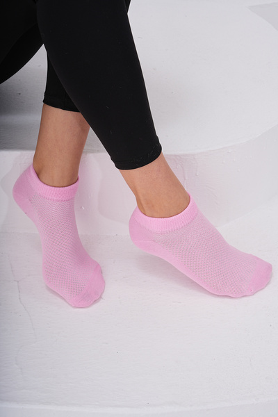 The huez 3 Pairs of Cotton Anti-Sweat Women's Socks, Breathable Soft Bootie S...