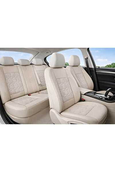 SMARTIC Huse scaune auto Smartic, Alcantara si Piele Ecologica S05, 11 piese,...