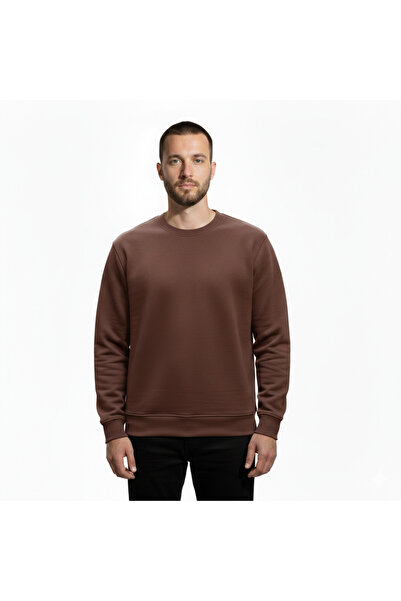 Viane Premium Cotton Sweatshirt Crew Neck Standard Comfortable Fit (Regular F...