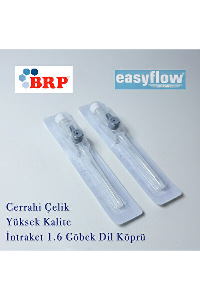 Easyflow 1 Adet Piercing Delim İğnesi Gri 45 mm İntraket Kanül Anjiokat 1.6 G...