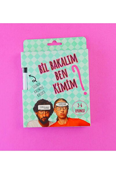 Gift Moda Bil Bakalım Ben Kimim? – Silinebilir Kalemli Eğlenceli Tahmin Oyunu...