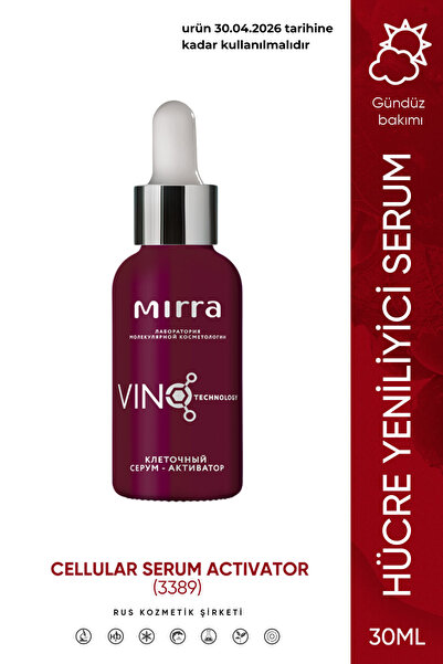 Mirra Cellular Serum Yaşlanma Kırışıklık karşıtı Tonu eşitleyici Nemlendirici...