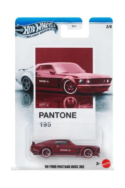 HOT WHEELS Silver Series Pantone 69 FORD MUSTANG BOSS 302 JKY47-JKY48