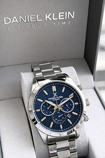 Daniel Klein Lacivert Katran Özel Kutulu Damat Saati Iç Fonksiyonları Aktif 3...