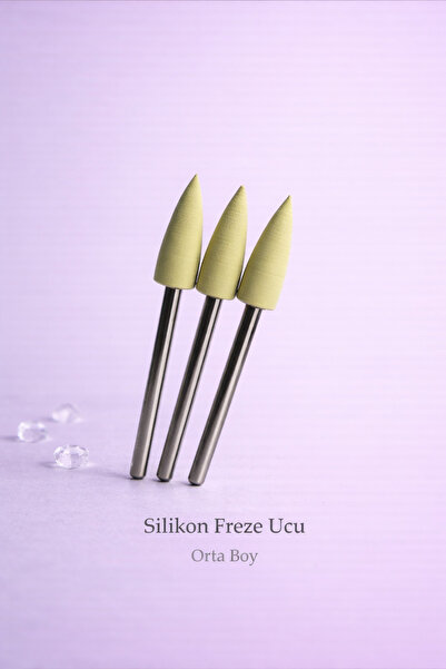 VIOLA BEAUTY Tırnak Parlatma Freze Orta Boy / Silikon Tırnak Eti Manikür Pedi...