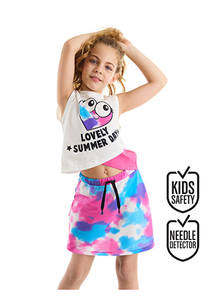 MSHB&G Heart Batik Girl's T-Shirt Batik Skirt Set