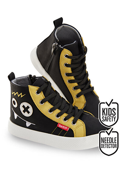 Denokids Monster Boys' Black Sneakers Sports Shoes