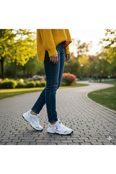 U.S. Polo Assn. Orijinal Beyaz Kadın Sneaker Spor Ayakkabı