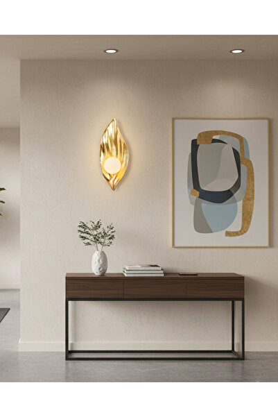 Özcan Aydınlatma 2724-02-03 Pearl Büyük Aplik Sarı