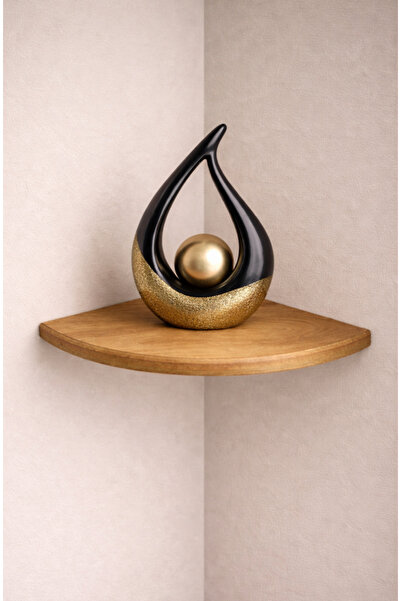 iDekor Tekli Duvar Rafı (25 cm) – Salon ve Oturma Odaları İçin Şık Köşe Rafı