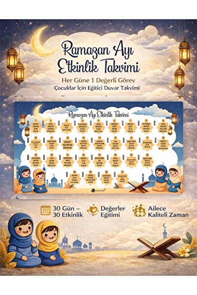 karbonsoft Ramadan Month Activity Calendar – 1 Meaningful Task for Each Day |...