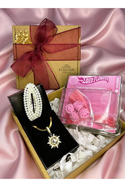 Elmosia Jewelry Güneş Gibi Parla Anlamlı Çelik Kolye Spotify Barkodlu Mini Gü...