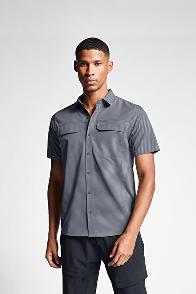 Lescon Ανδρικό κοντομάνικο πουκάμισο εξωτερικού χώρου 24Y-1060