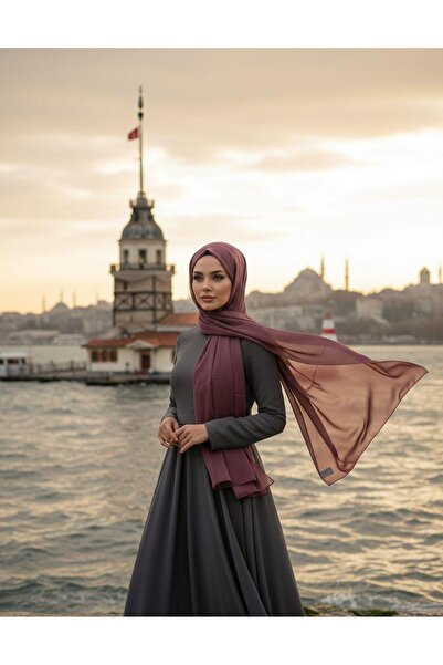 MarkAndMark Kadın janjanlı parlak şal