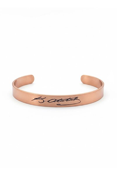 Güney Takı Store Atatürk İmzalı Bakır Bileklik