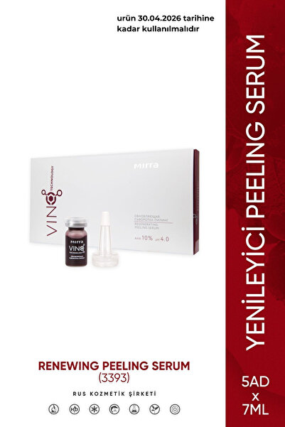 Mirra Renewing Aha Peeling Serum Cilt Tonu Eşitleyici Yüz Yenileyici Serum Gl...