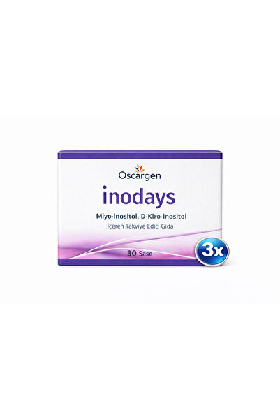 Oscargen Inodays Miyo-İnositol, Kiro-İnositol, Folik Asit, Krom, Çinko 30 Saş...