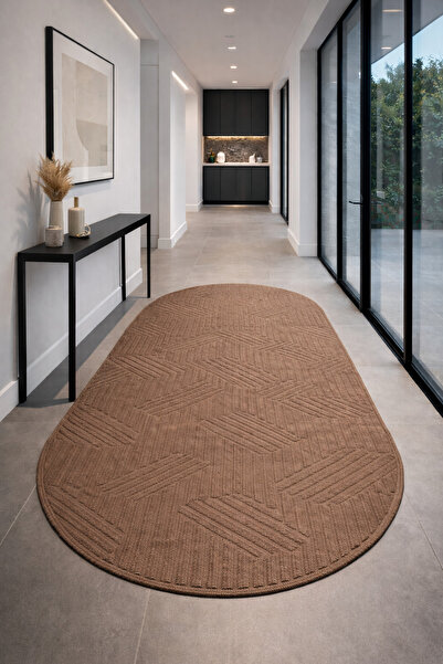 KEVLİNE Kevline Home Modern Dekoratif Halı Kaymaz Taban Yıkanabilir Salon Hal...