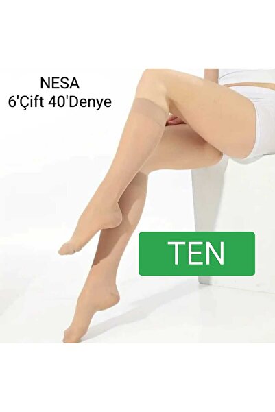 NESA 40' Den Women's Knee-Length Pantyhose 57* Skin Color