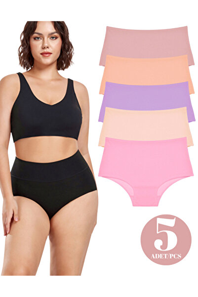 ROSEPERİ kadın yüksek bel bato külot ekstra yüksek bel kadın külot renkli kad...