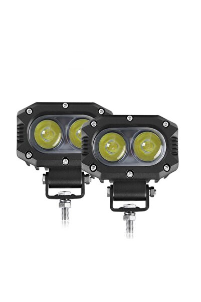 Genel Markalar Off-Road Sis Lambası Beyaz-Amber Çakarsız 40w 12-30v (Adet Ola...