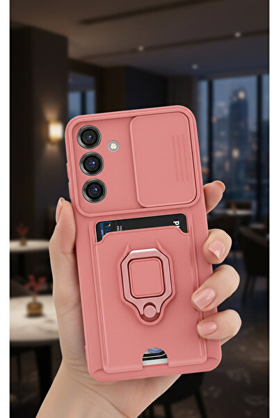 Hatreds Samsung Galaxy S25 Plus Kılıf Lüx Tasarım Yüzüklü +İpli Lens Korumalı...