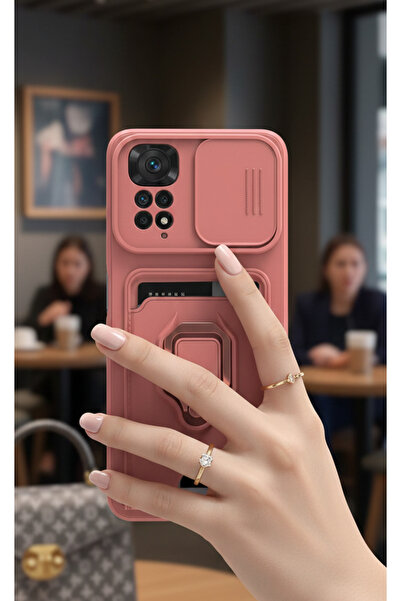 AQUA AKSESUAR Xiaomi Redmi Note 11 Ve Redmi Note 11s Kılıf Ipli Ve Lens Korum...