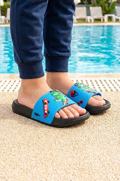 GEZER Chlapecké letní PU domácí koupelna zahrada pláž bazén denní pantofle