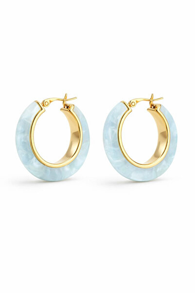 Leo'Stone Imported Series Multi-Color Ring Design Women's Steel Earrings