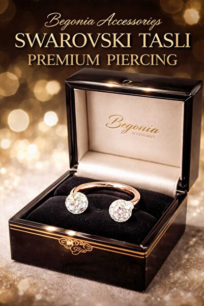 Öte Beri Hayallerin Ötesi 316l Cerrahi Çelik Taşlı Şambala Helix, Septum, Tra...