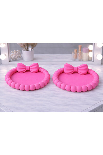 Vescarri 2-Piece Mini Bow Detailed Decorative Bowl & Mini Tray – Elegant Bow ...
