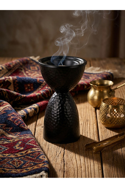 MODY Luxury Metal Incense Burner/Incense Holder/Bakhoor Burner - Black