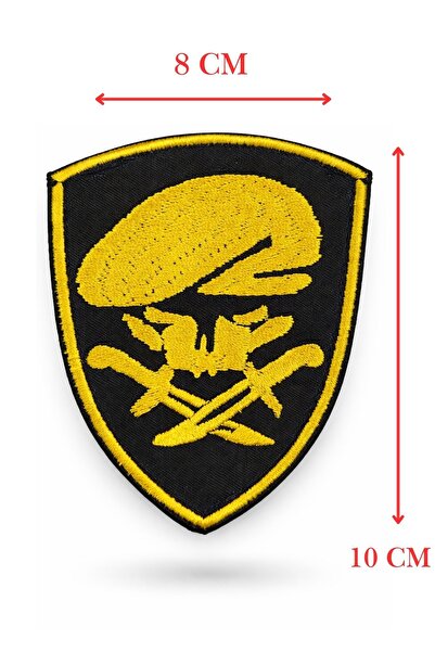 SINGLE SWORD رقعة مطرزة - قبعة كبيرة الحجم - حجاب سكين