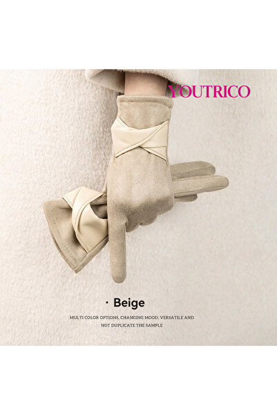 Youtrico Women's Suede Evening Windproof Gloves