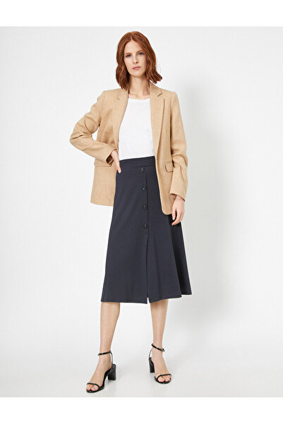 Koton Μίντι φούστα με λεπτομέρεια με κουμπιά