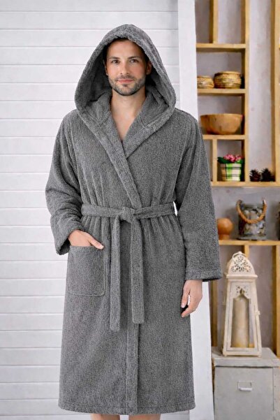 OYALI TEXTİLE Halat de baie din bumbac cu glugă Bukle Soft Bonoz Cadou zilnic...