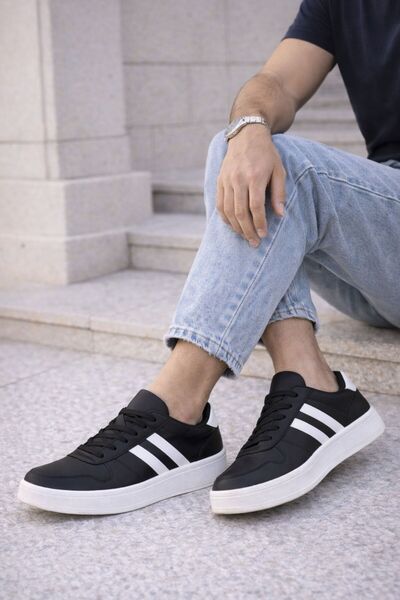 Tetaf Unisex Striped Casual Sports Shoes – Comfortable and Stylish Design Sneaker