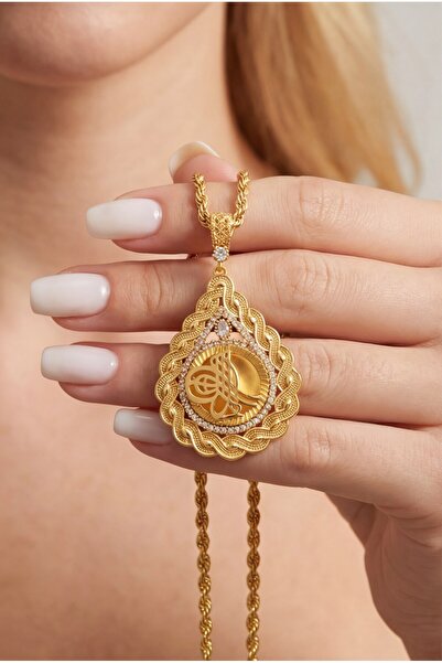 FerizZ قلادة حرف تغرد للسيدات