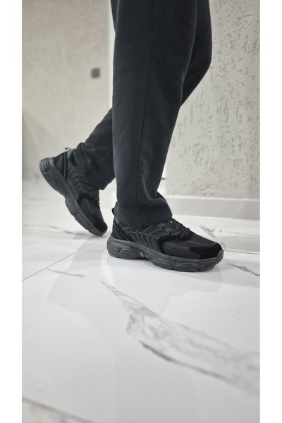 Marco Jamper Erkek Denye Siyah Spor Ayakkabı