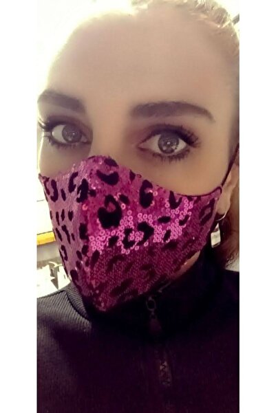 SütreTasarım Çift Katmanlı %100 Pamuklu Kumaştan Yıkanabilir Bez Maske