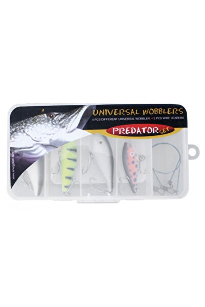 FishEdge Set naluci artificiale FishEdge, 4 voblere crankbait, 2 strune verzi...